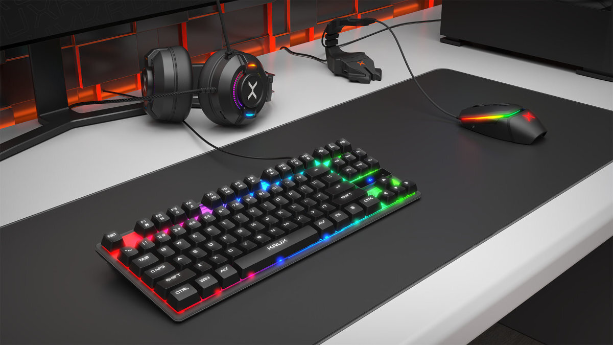 Mysz KRUX Bot KRX0115 RGB programowalne przyciski