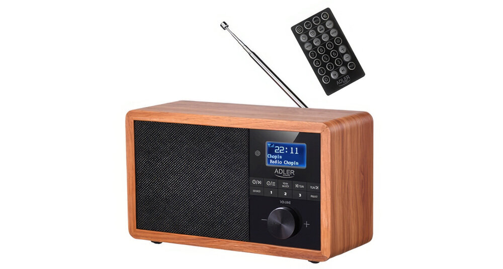 Radio internetowe ADLER AD 1184 - Podwójny budzik