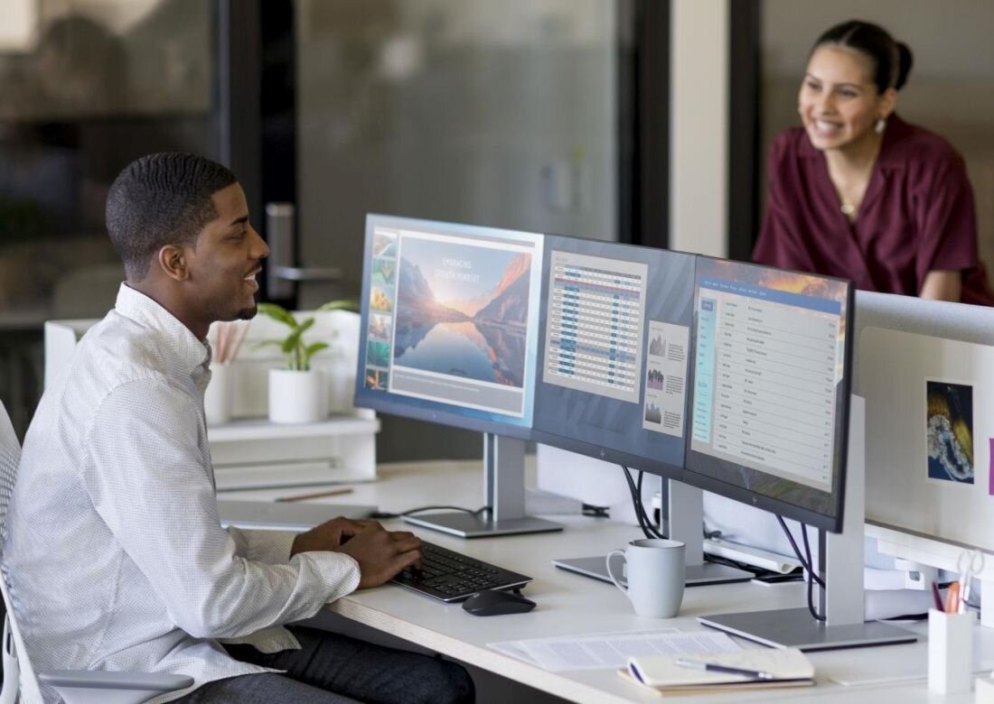  Monitor HP E22 G4  - VGA HDMI oraz DisplayPort USB 3.2 