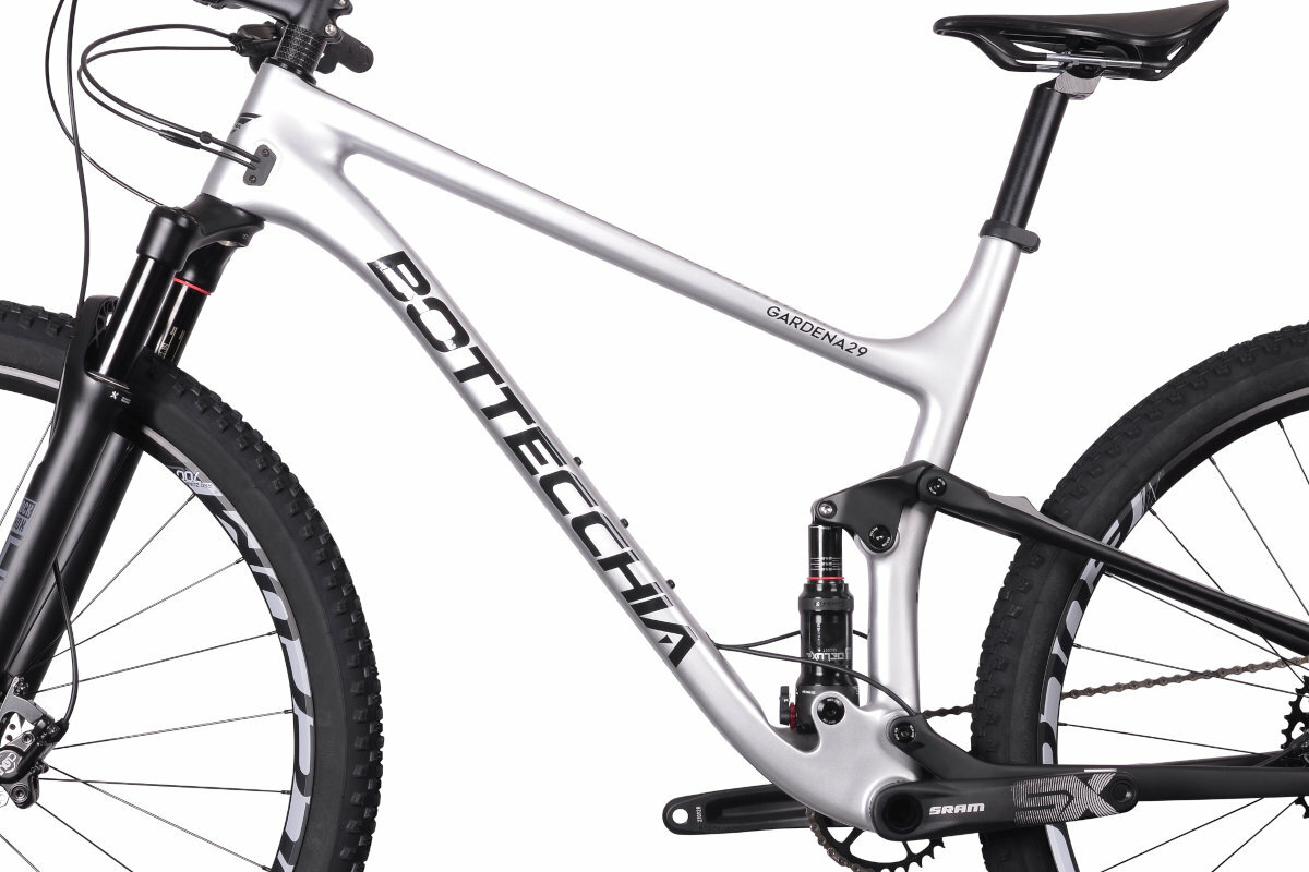 Rower gorski MTB BOTTECCHIA Gardena U16 29 cali Szary rama karbon