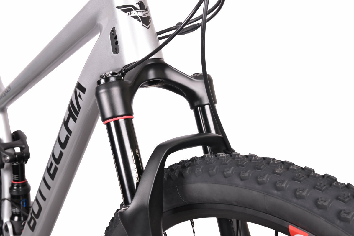 Rower gorski MTB BOTTECCHIA Gardena U16 29 cali Szary widelec amortyzator