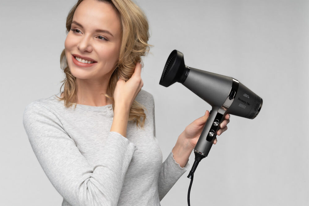 Фен BEAUTYME Intense Keratin HD925, сила дуния, температура