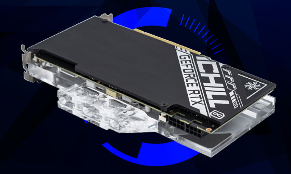 INNO3D GeForce RTX 3080 iChill Frostbite LHR 10GB tyl