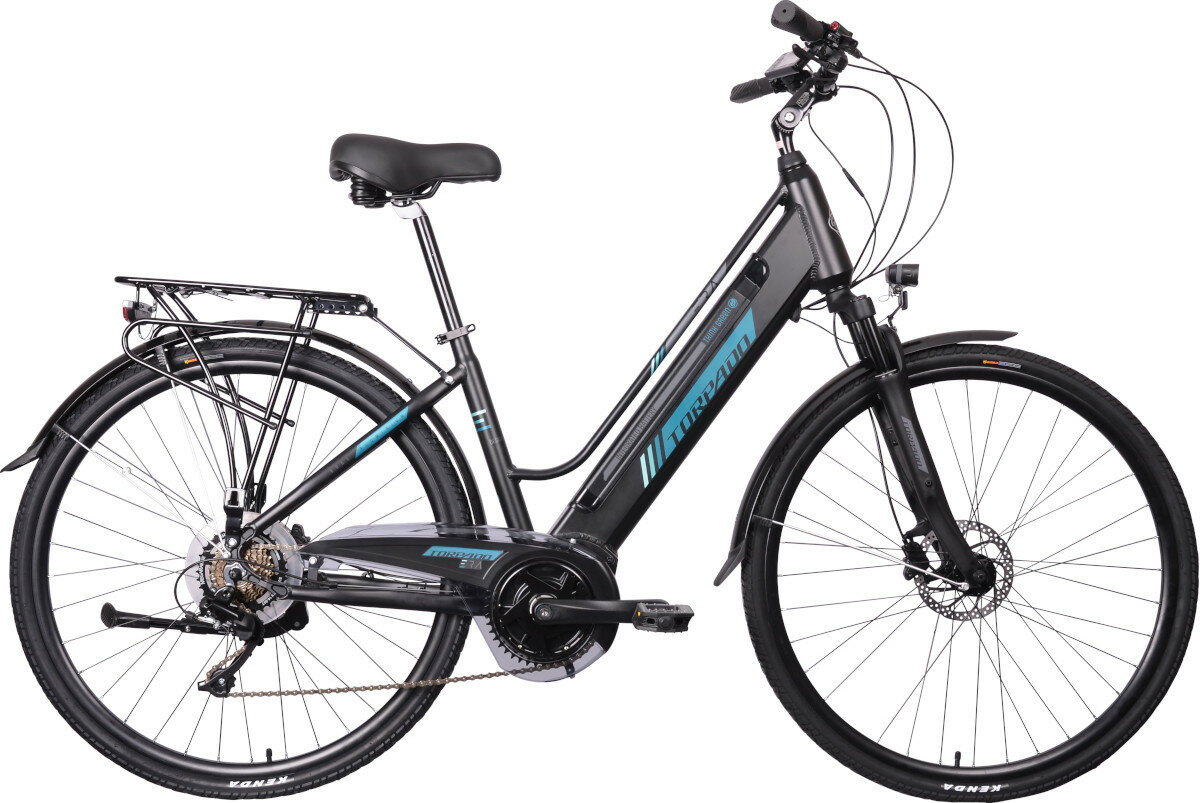 Rower elektryczny TORPADO Era D17 28 cali damski Czarny wyglad
