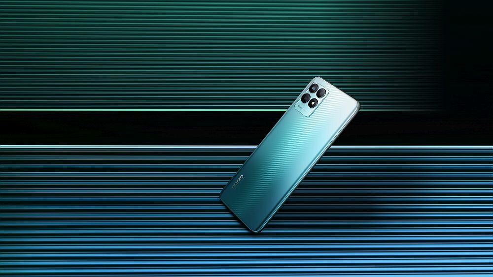 Smartfon REALME Narzo 50   ekran bateria aparat procesor ram pamięć pojemność rozdzielczość zdjęcia filmy opis dane cechy blokady system łączność wifi bluetooth obudowa szkło odporność porty muzyka transfer sieć przekątna matryca waga czujniki