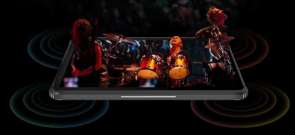 Tablet OUKITEL RT1 rozdzielczość rdzenie przekątna czujniki aparat głośnik czas pracy procesor transmisja danych waga wifi pamięć złącza zestaw 