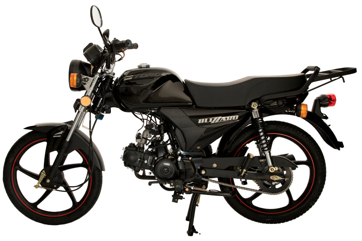 Motorower TORQ CM48Q.2 Blizzard Czarny lekki i latwy jednoslad w prowadzeniu
