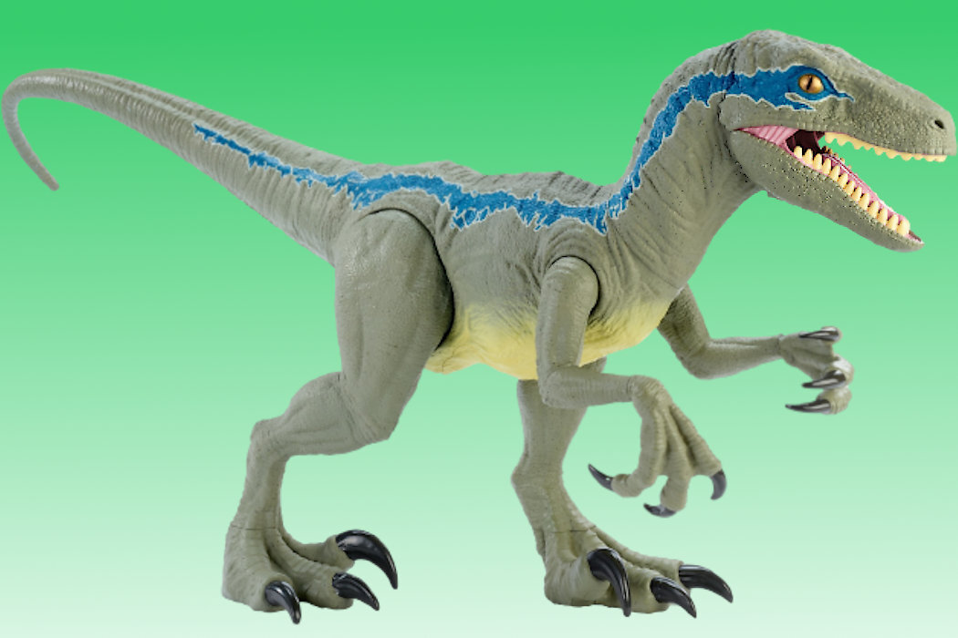 Figurka MATTEL Jurassic World Velociraptor Blue  dinozaura Rozwija kreatywną zabawę