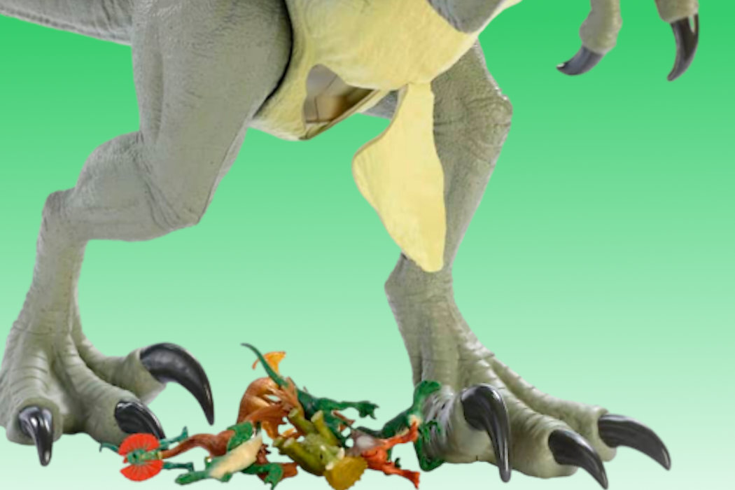 Figurka MATTEL Jurassic World Velociraptor Blue jedzenie