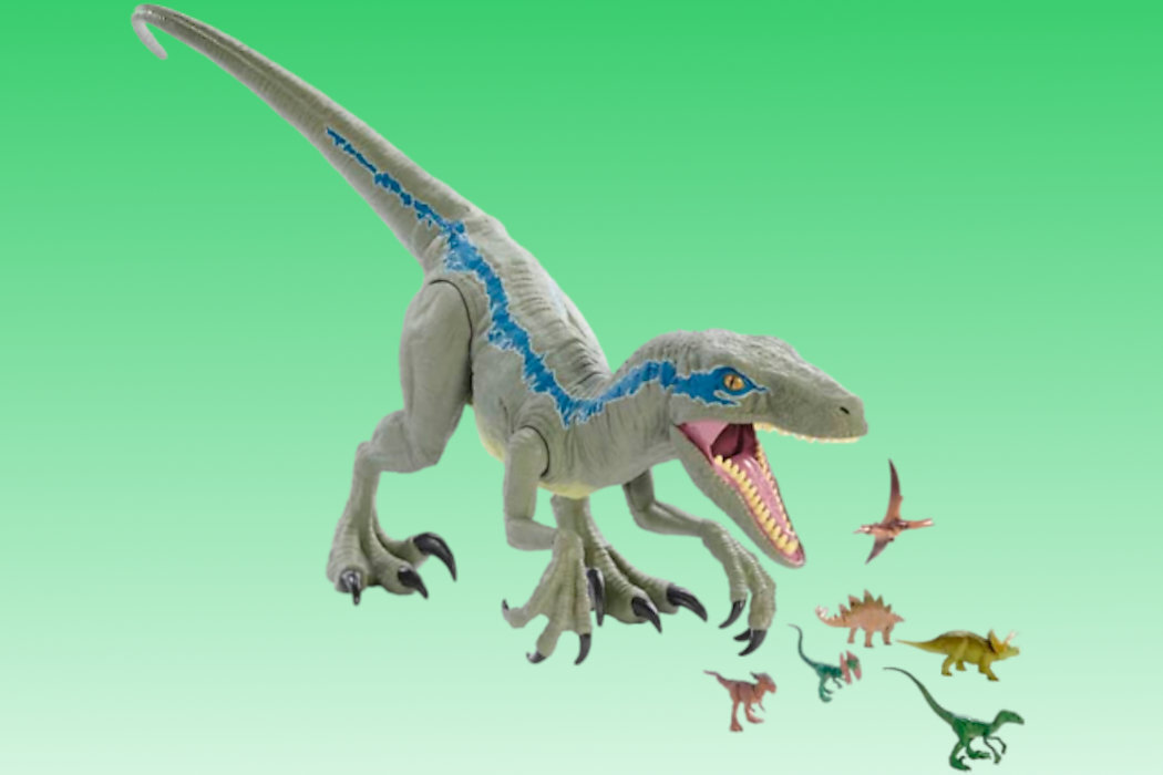 Figurka MATTEL Jurassic World Velociraptor Blue Naprawdę groźny