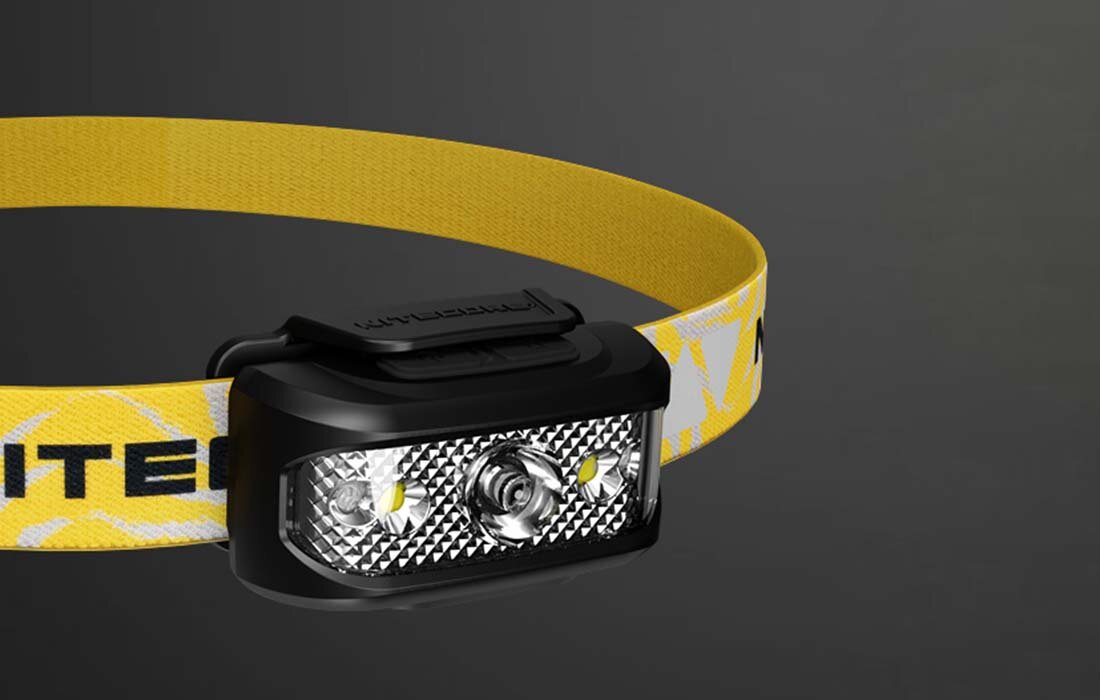 Latarka czołowa NITECORE NU17 czerwone światło współczynnik oddawania barw