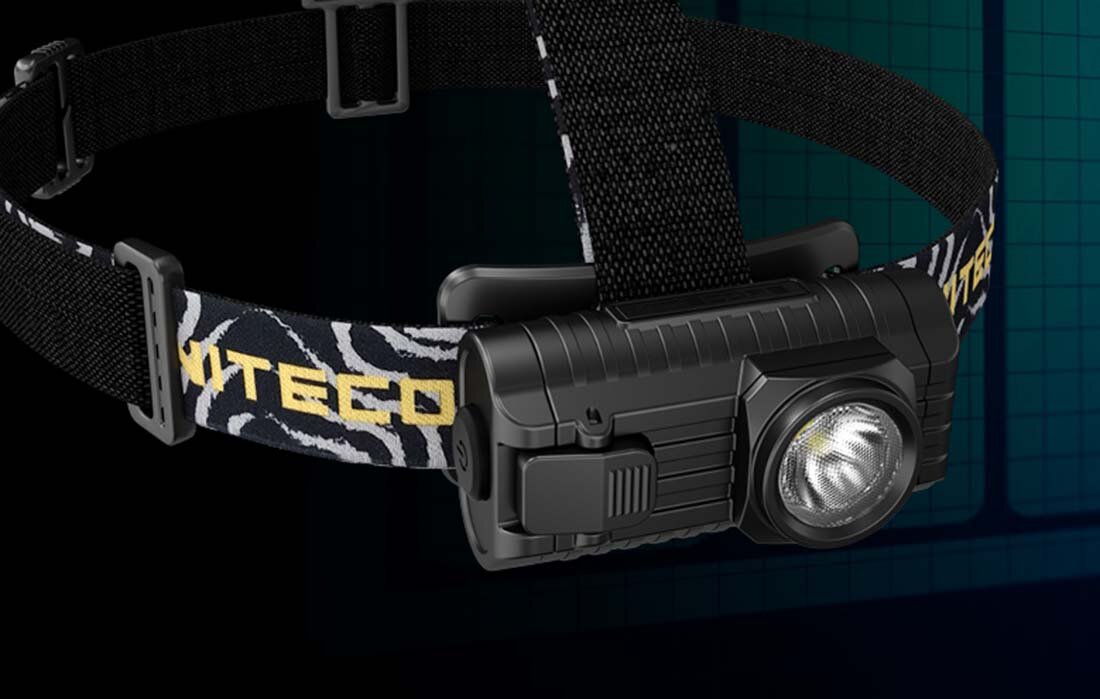 Latarka czołowa NITECORE HA23 lekka wygodna odporna na wodę upadki tryby