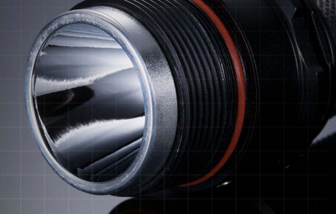 Latarka NITECORE EF1 dioda żywotność pdot jasność zasięg tryby