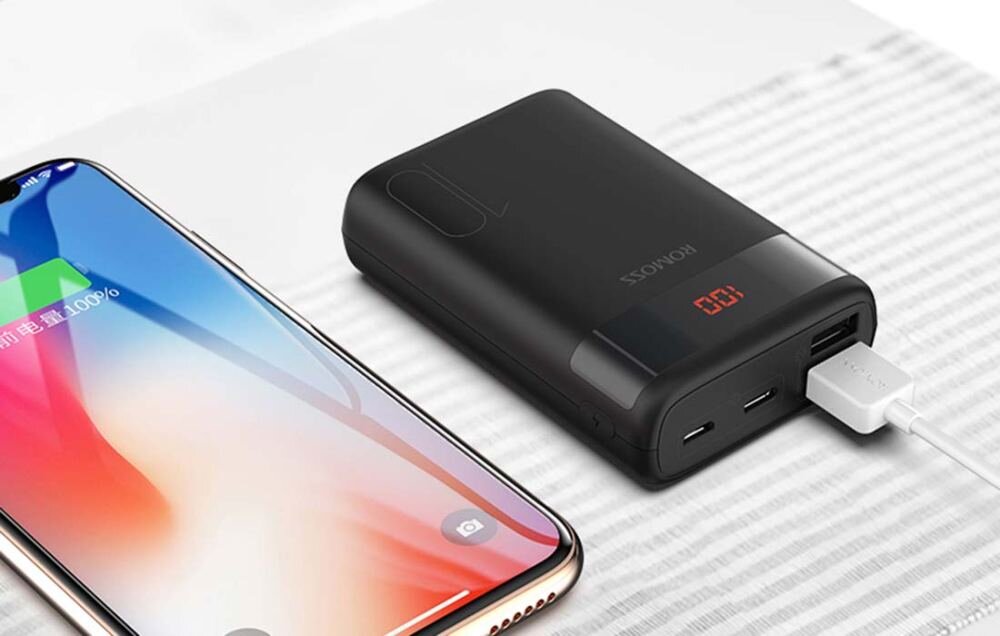 Powerbank ROMOSS Ares 10 10000mAh porty usb szybkie ładowanie