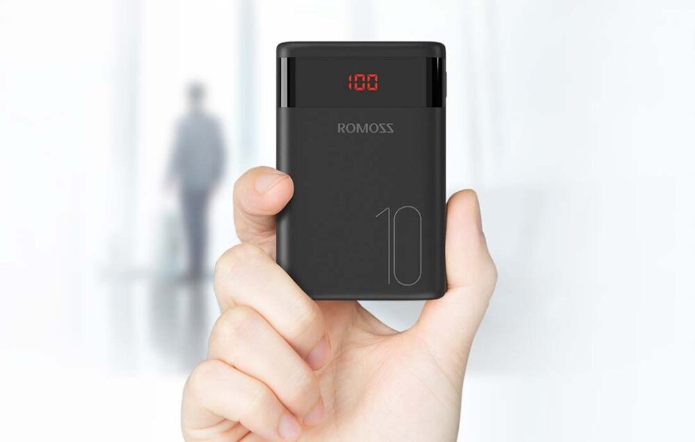 Powerbank ROMOSS Ares 10 10000mAh transport bezpieczeństwo