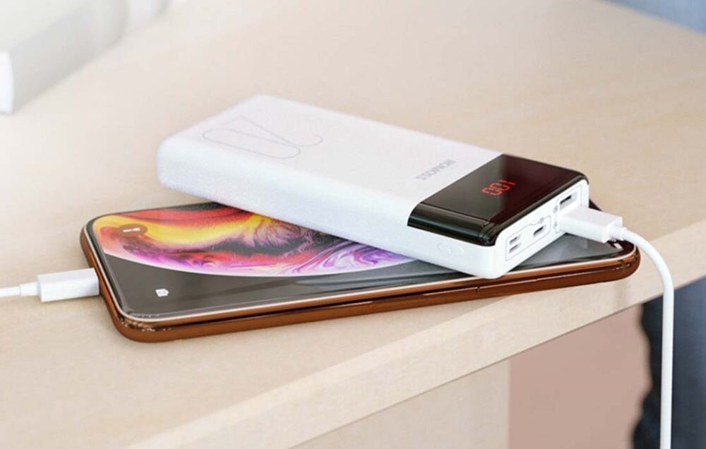 Powerbank ROMOSS LT20PS 20000mAh Biały ładowanie bezpieczne użytkowanie