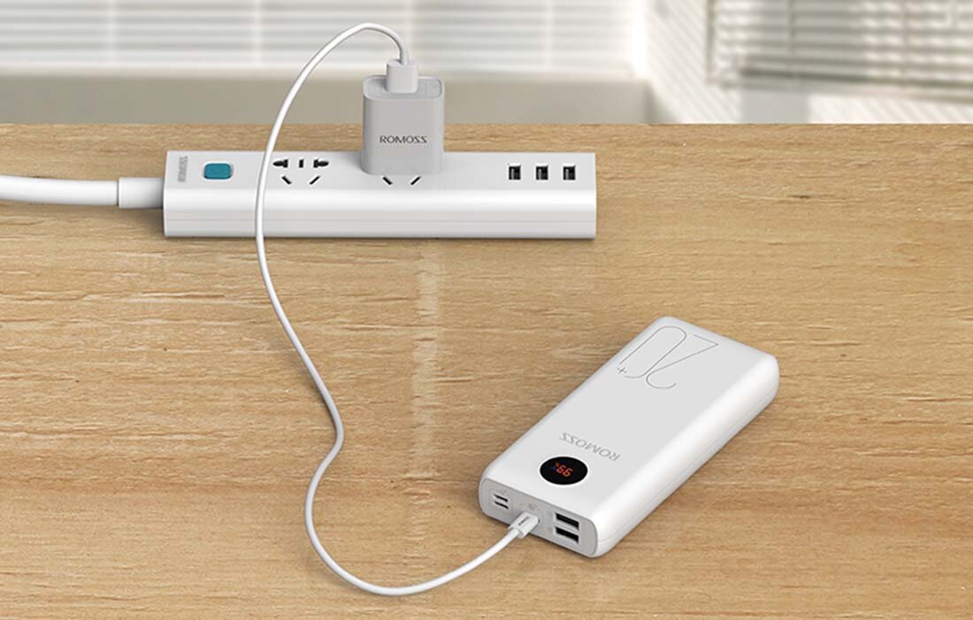 Powerbank ROMOSS SW20PS+ 20000mAh zabezpieczenie ochrona bezpieczeństwo