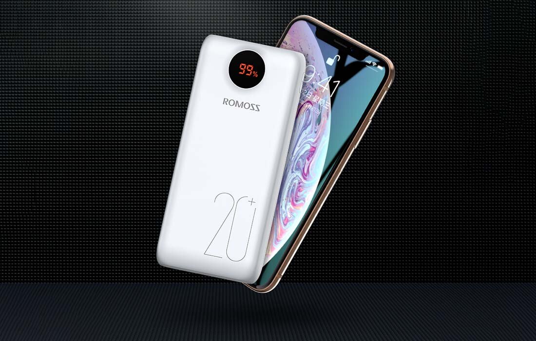 Powerbank ROMOSS SW20PS+ 20000mAh wyświetlacz led