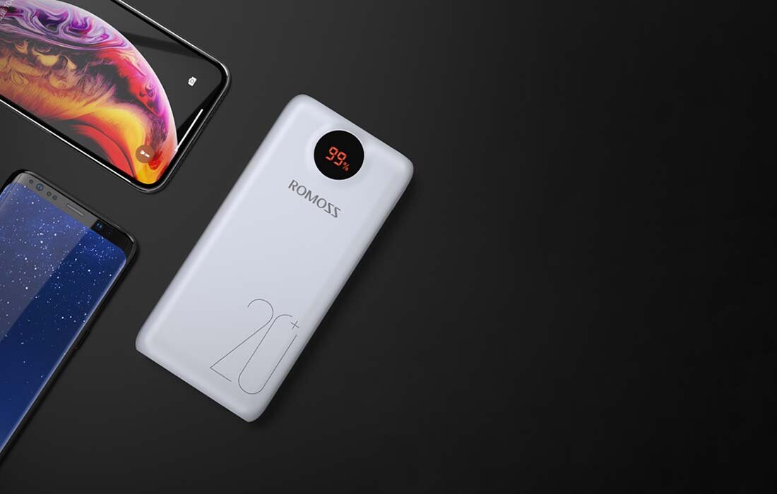 Powerbank ROMOSS SW20PS+ 20000mAh duża pojemność szybkie ładowanie
