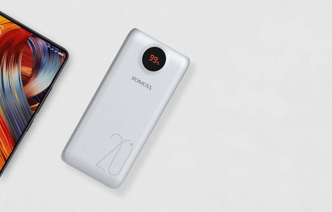 Powerbank ROMOSS SW20PS+ 20000mAh zasilanie