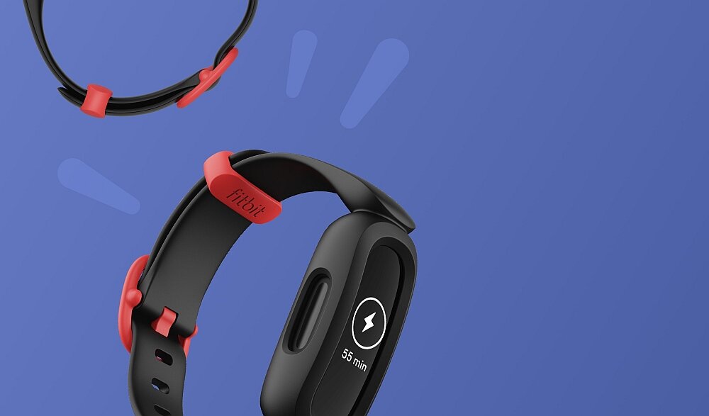 Smartband FITBIT Ace 3 ekran monitoring bateria funkcje aplikacja paski