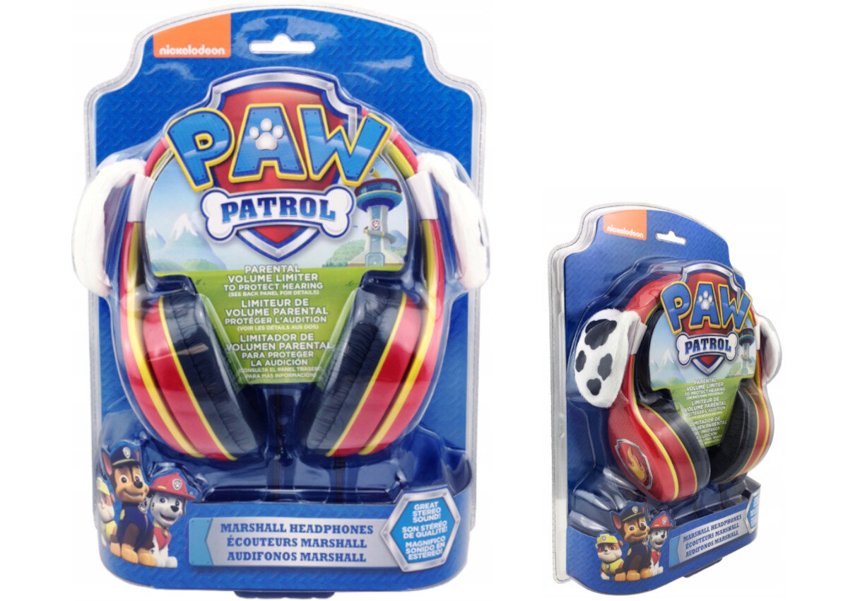Sluchawki nauszne EKIDS Psi Patrol PW-140MA Czerwono-zolty komplet