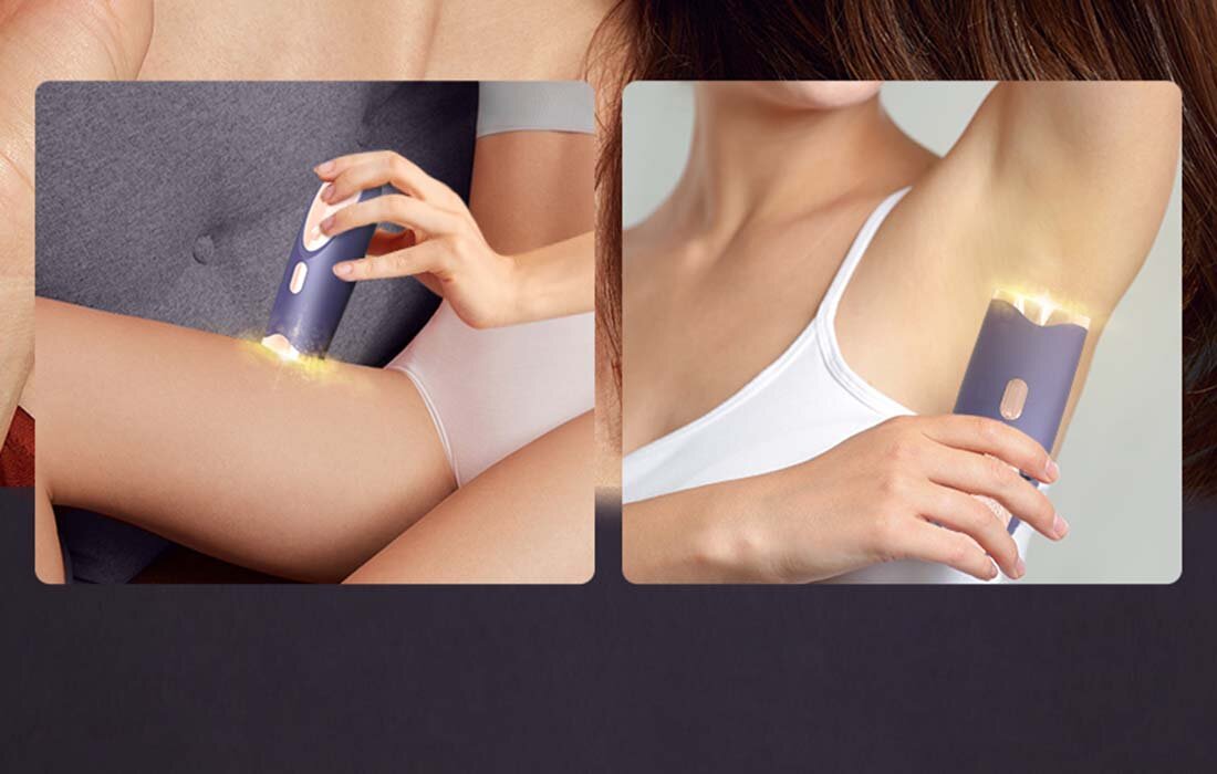 Depilator ANLAN ALTMY06-EU03 IPL tryby pracy delikatność