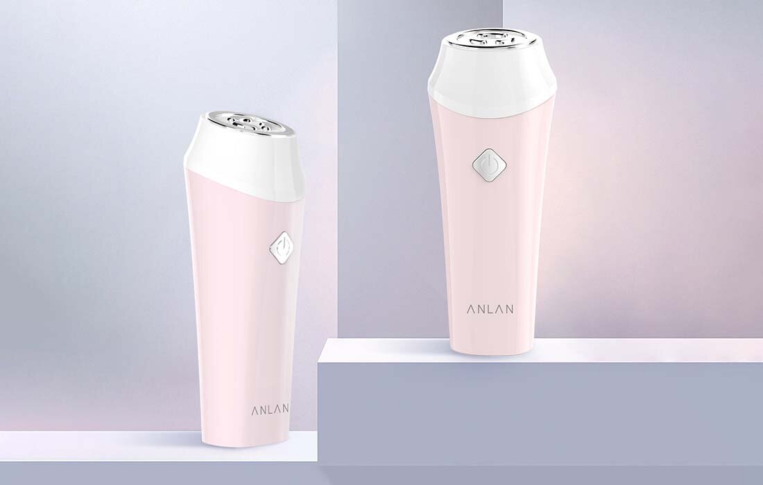 Masażer do twarzy ANLAN ALSPY01-04 jony mikroprądy EMS fale radiowe