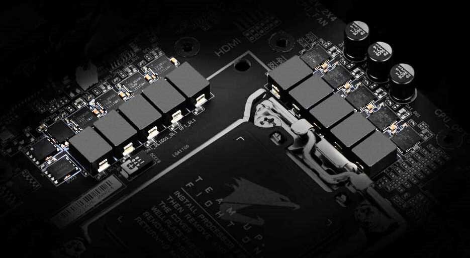 Płyta główna GIGABYTE B660I Aorus Pro - MOSFET