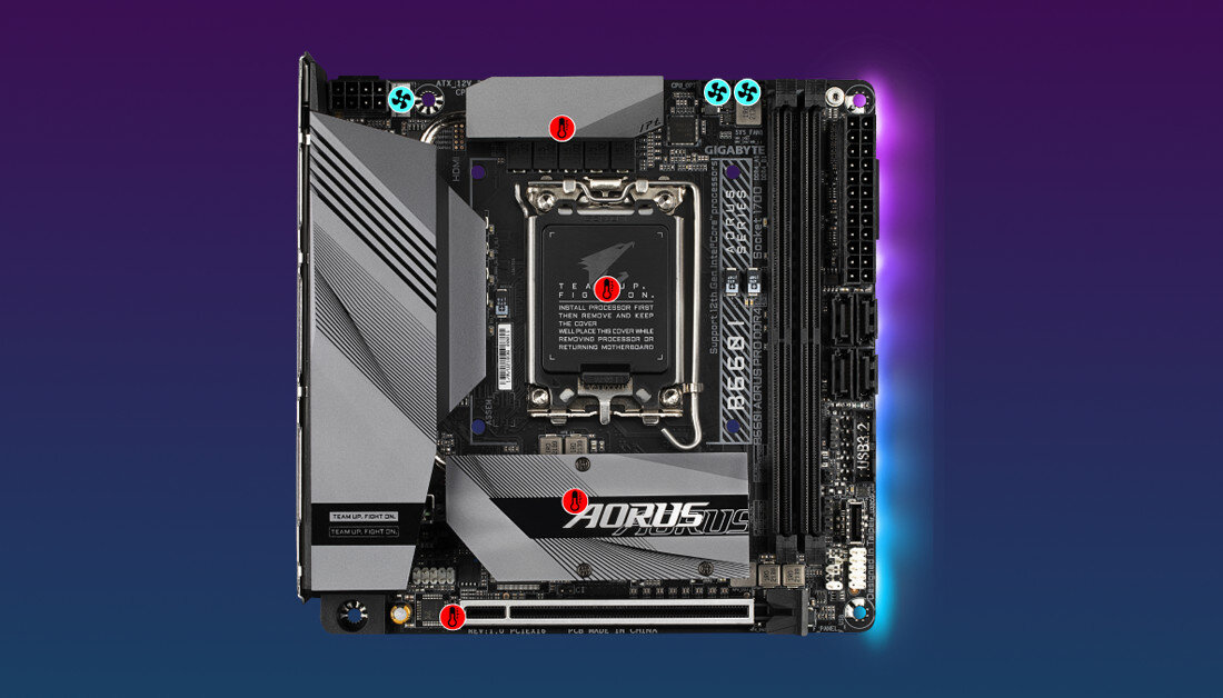 Płyta główna GIGABYTE B660I Aorus Pro - Smart Fan 6