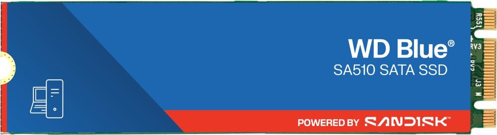 Dysk WD Blue SA510 Wymiary waga kolor pojemność niezawodność trwałość prędkość odczytu prędkość zapisu