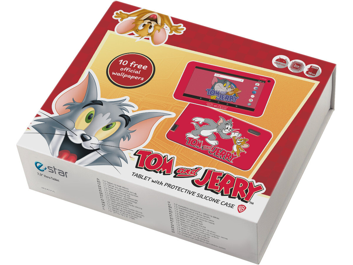 Tablet E-STAR Hero Tom And Jerry opakowanie