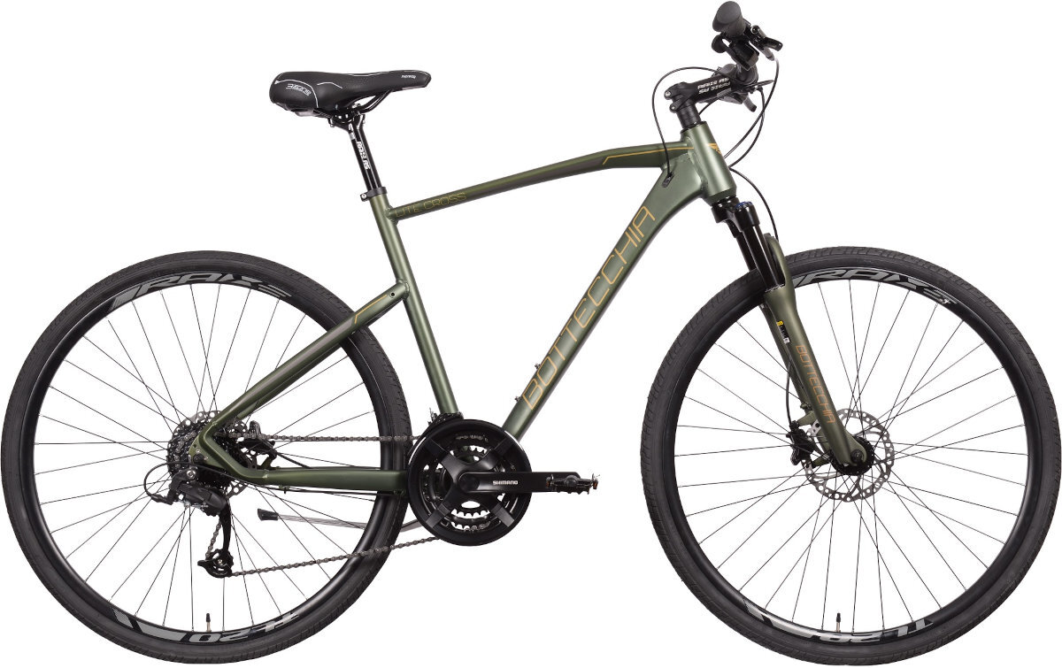 Rower crossowy BOTTECCHIA Lite Cross M19 męski zielony wyglad