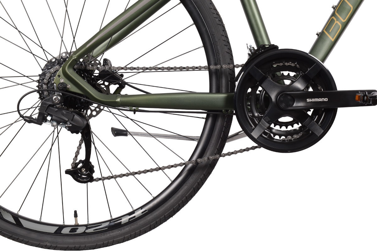 Rower crossowy BOTTECCHIA Lite Cross M19 męski zielony kola opony