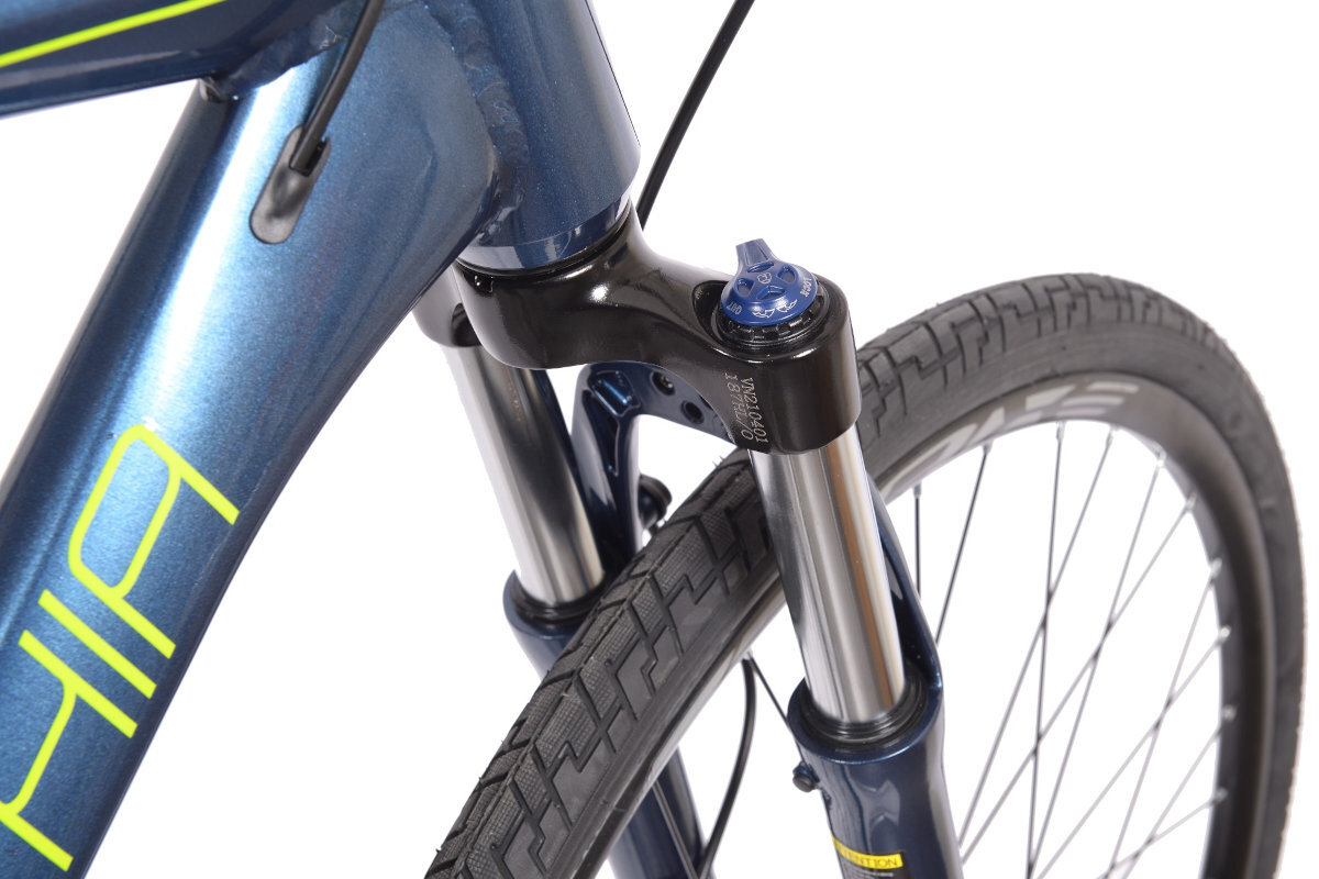 Rower crossowy BOTTECCHIA Lite Cross M19 męski Niebieski amortyzator