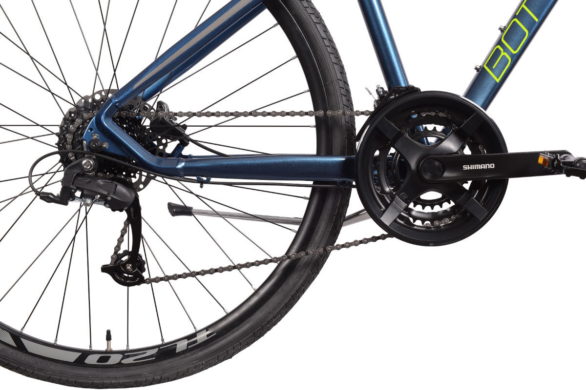 Rower crossowy BOTTECCHIA Lite Cross M19 męski Niebieski kola opony