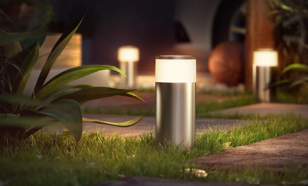 Lampa zewnętrzna PHILIPS HUE Calla 929003098601 technologia LED moc 8 W zywotnosc do 25000 godzin strumien swietlny 350 lm