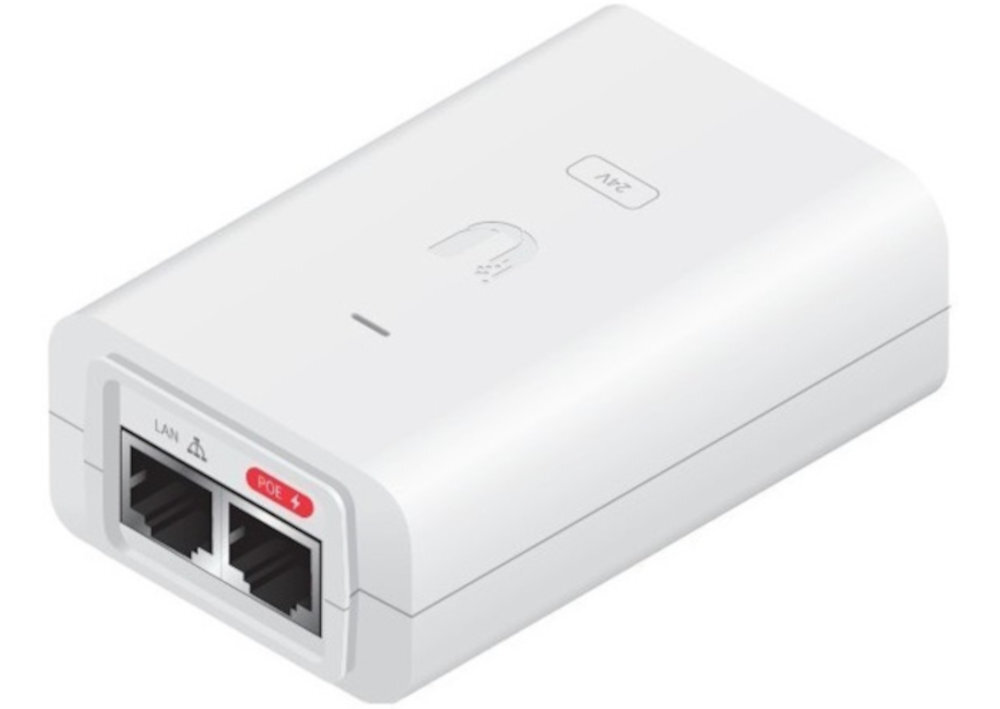 Zasilacz POE UBIQUITI POE-24-12W-WH 24V 12W 0.5A