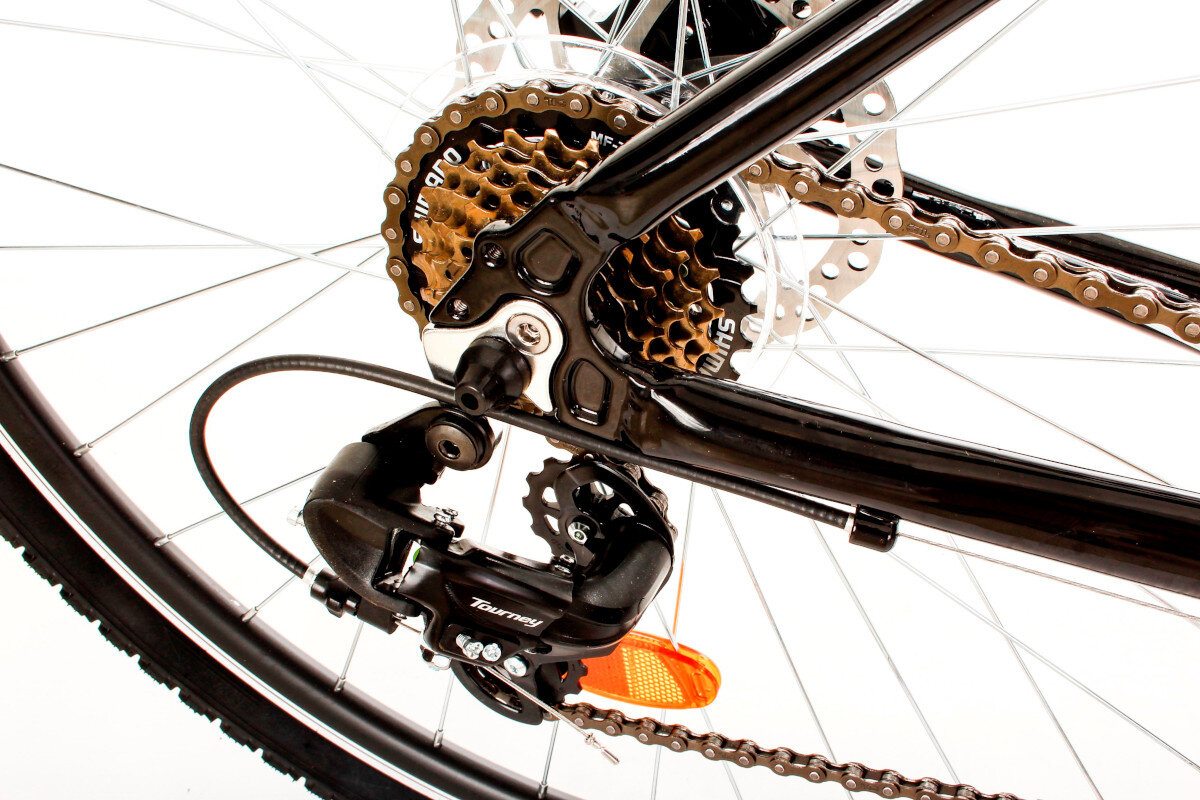 Rower gorski MTB GOETZE Define M21 meski Czarny przerzutki manetki