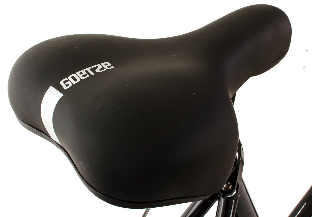 ROWER GOETZE TREKKING GEMINI D17 CZARNY wygodne i szerokie siodelko