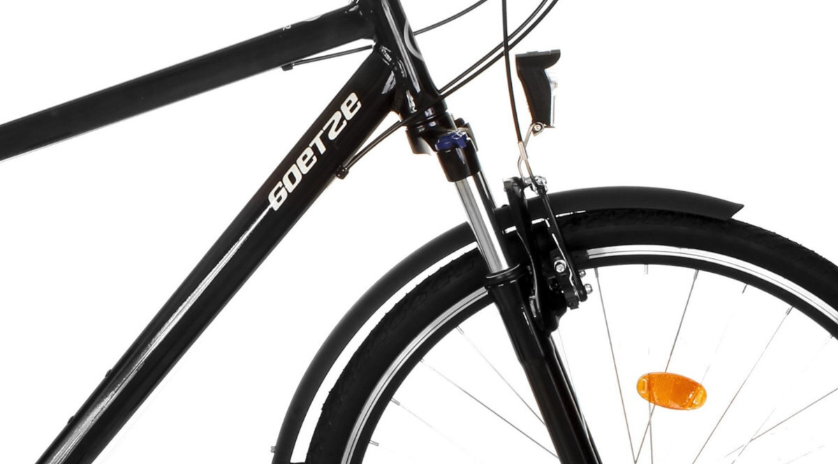 Rower crossowy GOETZE Tour M19 meski Czarny amortyzator kierownica