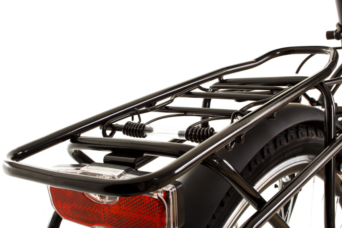 Rower crossowy GOETZE Tour M19 meski Czarny bagaznik na kole