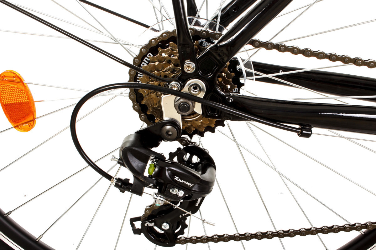 Rower crossowy GOETZE Tour M19 meski Czarny przerzutki manetki