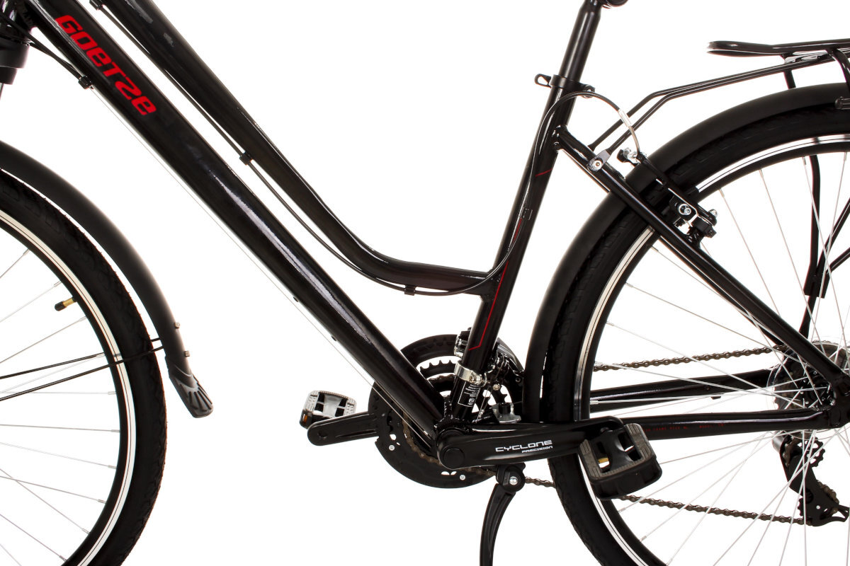 Rower trekkingowy GOETZE Tour D17 28 cali damski Czarny rama