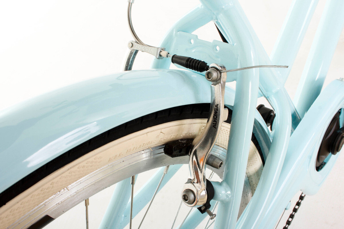 Rower miejski z koszykiem GOETZE Cruiser S7B 28 cali Blekitny hamulce vbrake