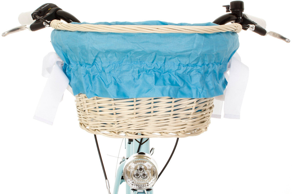 Rower miejski z koszykiem GOETZE Cruiser S7B 28 cali Blekitny wyposazenie