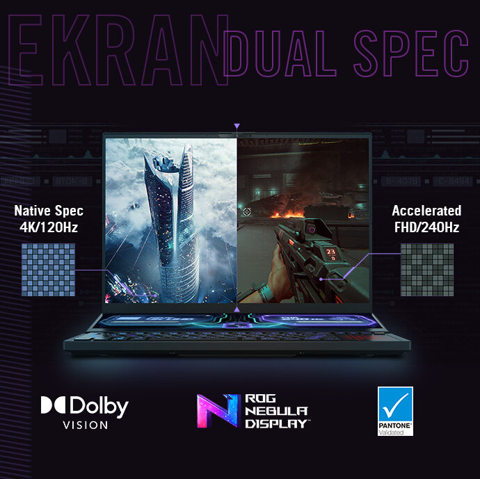 Laptop ASUS ROG Zephyrus Duo 16 -  ROG Nebula