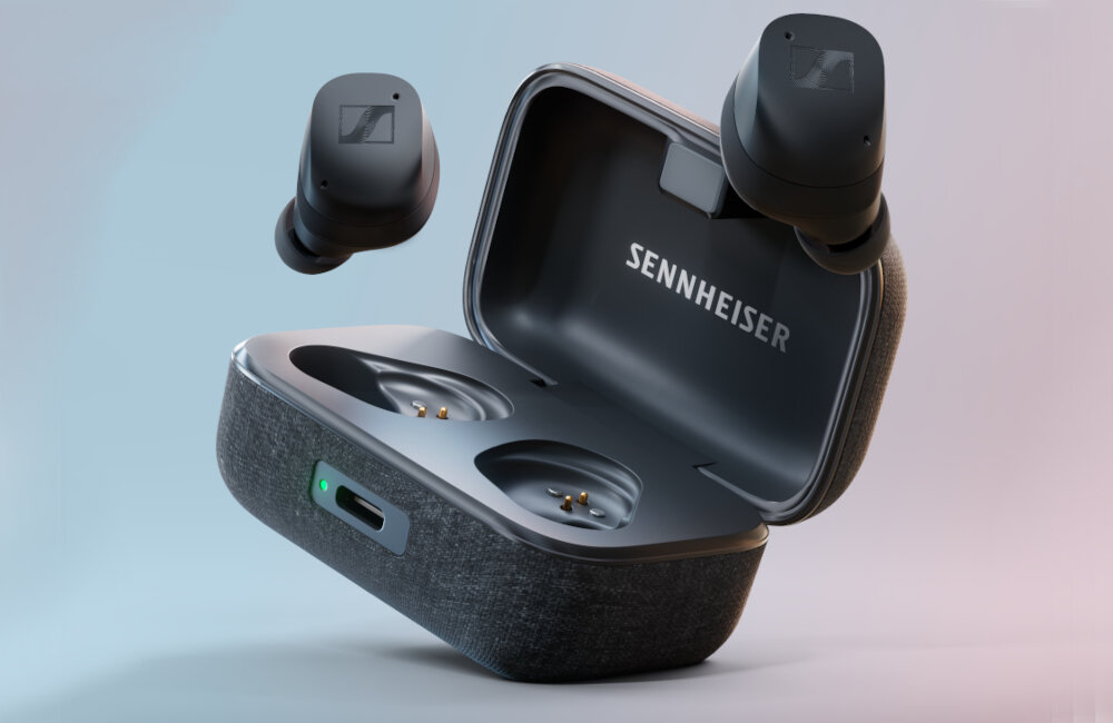 Słuchawki dokanałowe SENNHEISER Momentum 3 TWS adaptacyjna redukcja hałasu głośność dostosowanie
