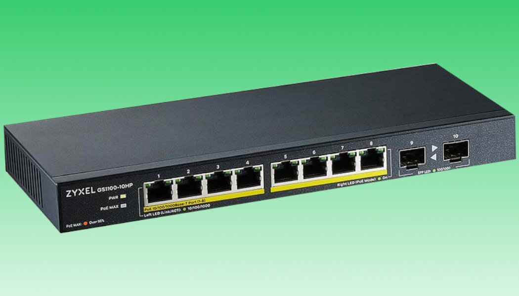 Switch ZYXEL GS1100-10HP praca szybkość eleastyczność pomoc wyposażenie
