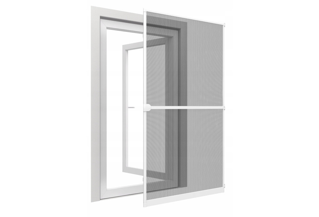 Moskitiera EASY LIFE 002-2120 (100 x 215 cm) Biały Automatyczne zamykanie drzwi system samodomykający wygoda komfort